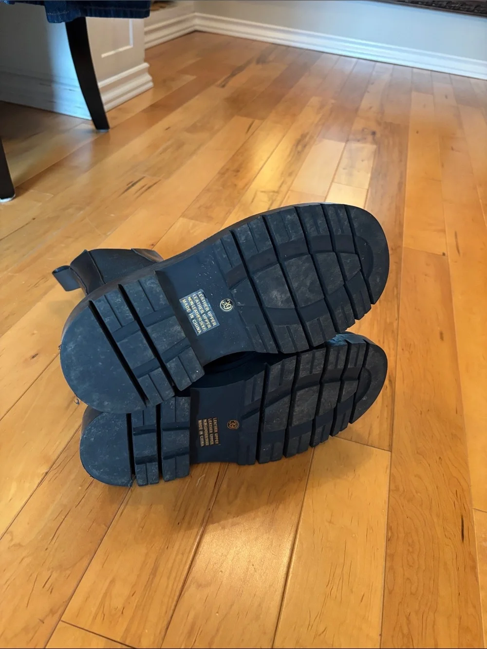 Alias Mae Black Platform Combat Moto Boots - Picture 4 of 4